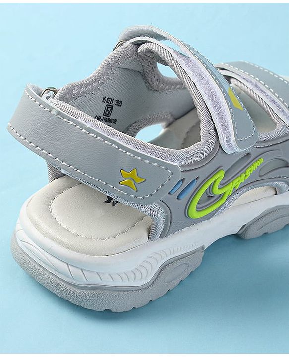 Cute Walk by Babyhug Velcro Closure Sandals with Fashion Applique - Pink
