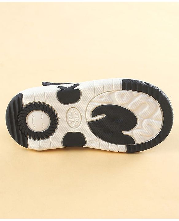 Cute Walk by Babyhug Sandals with Velcro Closure & Croco Patch - Navy Blue