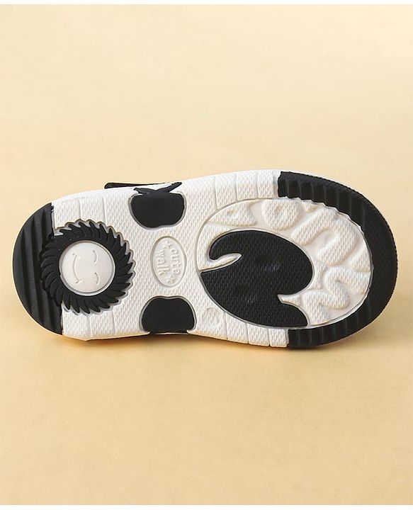 Cute Walk by Babyhug Sandals with Velcro Closure & Croco Patch - Navy Blue