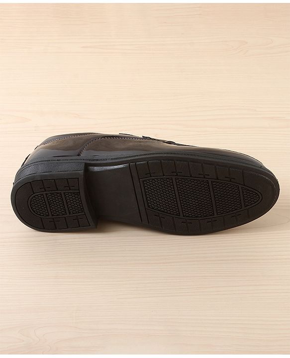 Pine Kids Solid Coloured Formal & Party Wear Shoes - Brown