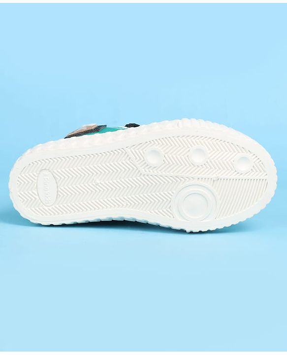 Pine Kids Lace Up Casual Shoes - Green & White