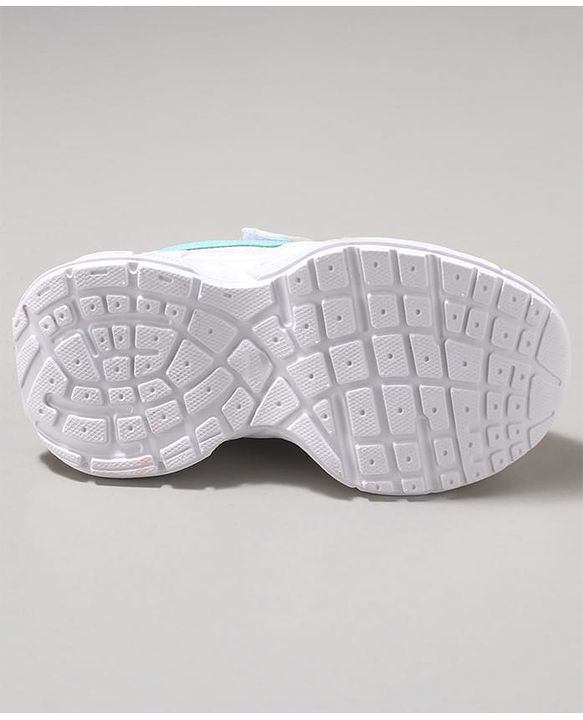 Cute Walk by Babyhug Velcro Closure Sneaker with Tape Detailing - Blue & White