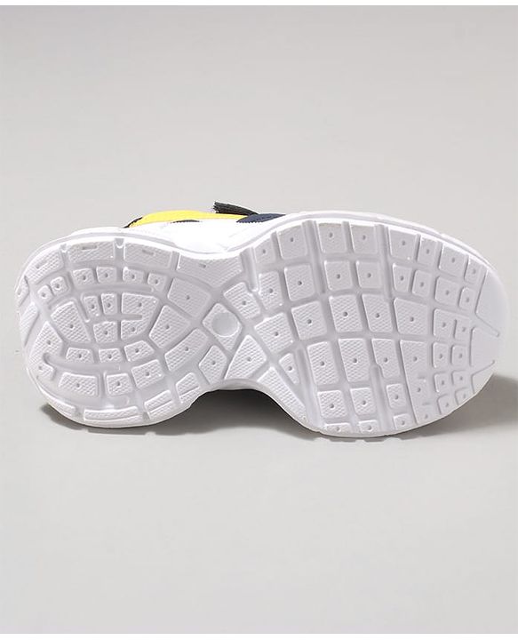 Cute Walk by Babyhug Velcro Closure Sneaker with Tape Detailing - Blue & White