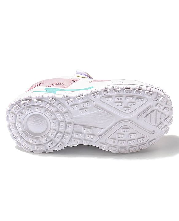 Cute Walk by Babyhug Velcro Closure Sneaker Shoes - Grey