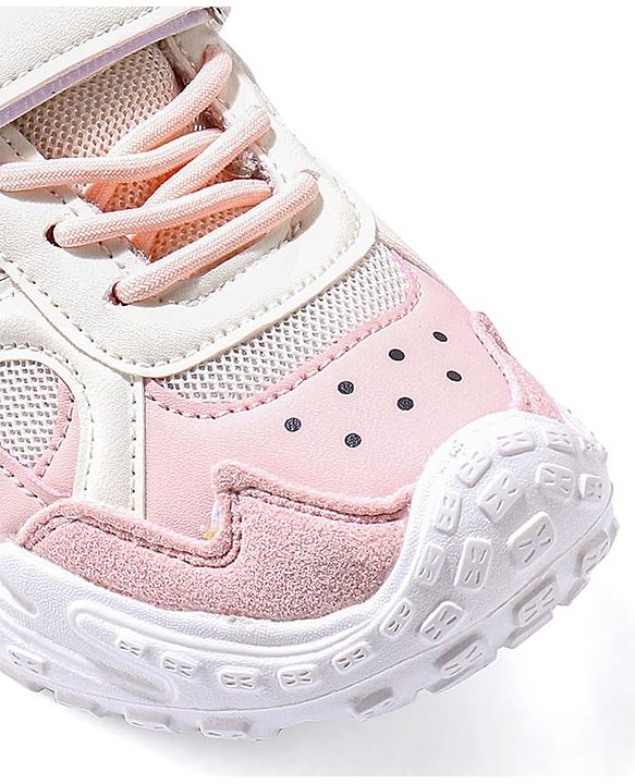 Cute Walk by Babyhug Velcro Closure Sneaker Shoes - Grey