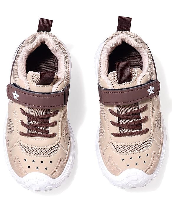 Cute Walk by Babyhug Velcro Closure Sneaker Shoes - Grey