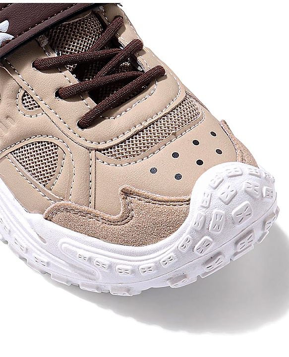 Cute Walk by Babyhug Velcro Closure Sneaker Shoes - Grey