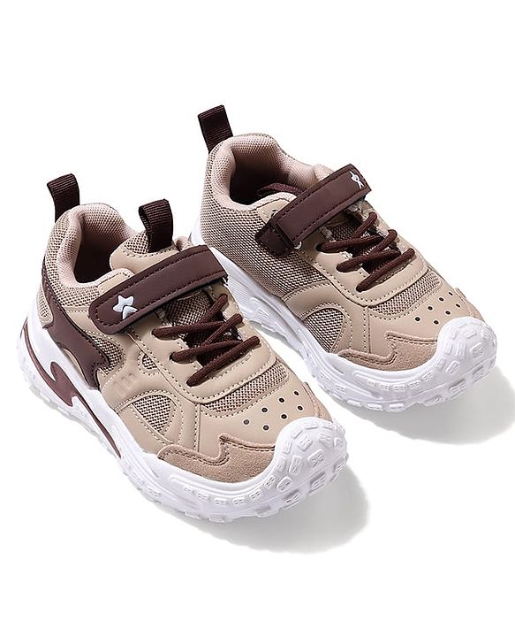 Cute Walk by Babyhug Velcro Closure Sneaker Shoes - Grey