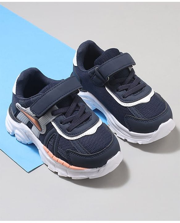 Cute Walk by Babyhug Velcro Closure Sneaker with Tape Detailing - Beige