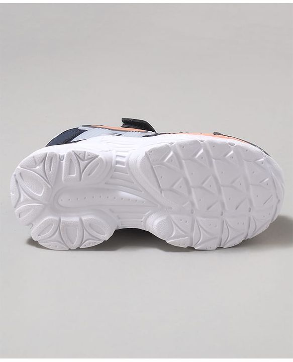 Cute Walk by Babyhug Velcro Closure Sneaker with Tape Detailing - Beige