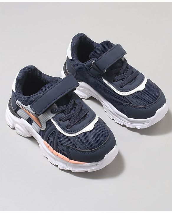 Cute Walk by Babyhug Velcro Closure Sneaker with Tape Detailing - Beige
