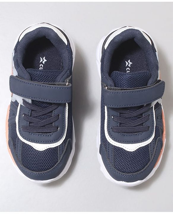 Cute Walk by Babyhug Velcro Closure Sneaker with Tape Detailing - Beige