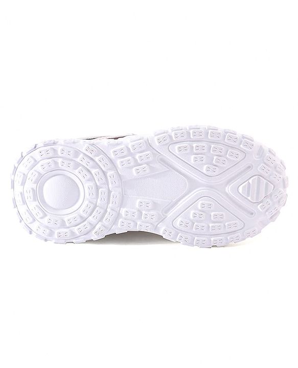 Pine Kids Sneaker Shoes With Velcro Closure & Tape Detailing - Beige