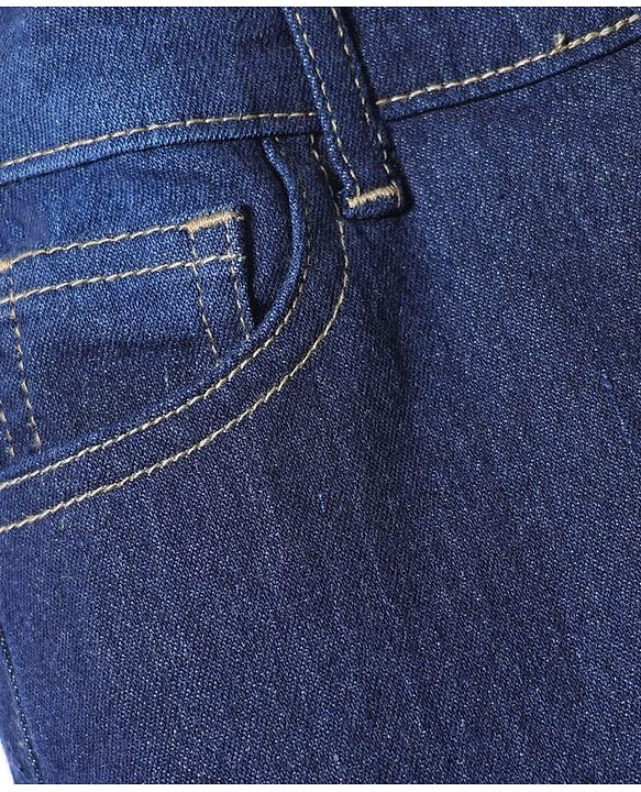 Pine Kids Denim Full Length Washed Jeans - Navy Blue