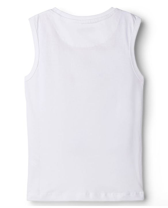 Pine Kids 100% Cotton Full Sleeves Solid Coloured Shirt With Inner Tee - White