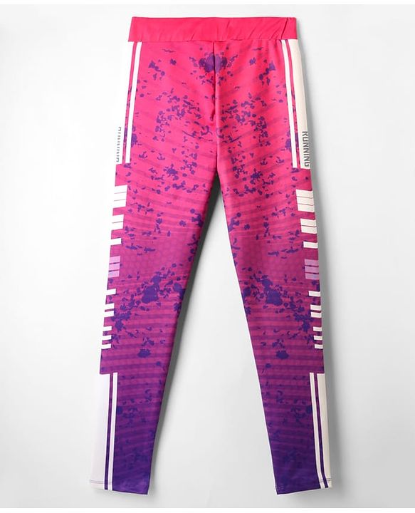 Pine Active Full Length Super Stretch Abstract Printed Leggings - Pink