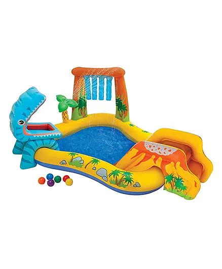 Intex Dinosaur Play Centre Pool Blue - Main Image