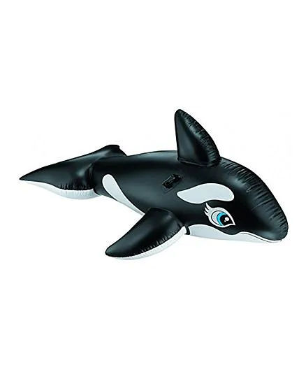 Intex Great Whale Ride On Floater Black Online India, Buy Sports