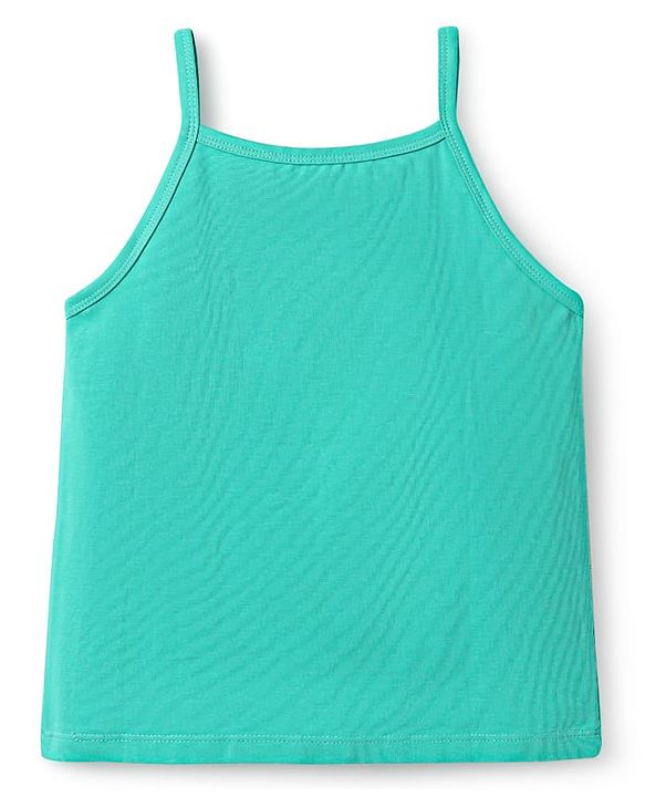 Pine Kids Cotton Elastane Singlet Sleeves Solid Slips Pack of 3 (Color May Vary)