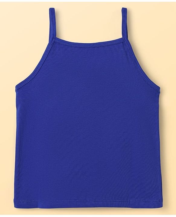 Pine Kids Cotton Elastane Knit Singlet Sleeves Printed Slips Pack of 3 (Color May Vary)