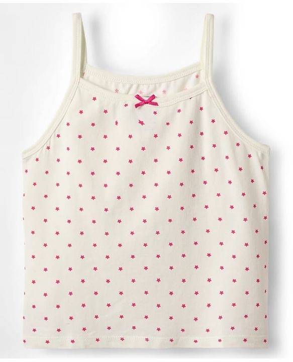 Pine Kids Cotton Elastane Knit Slips With Polka Dots & Heart Print Pack Of 3 - Pink Red & White