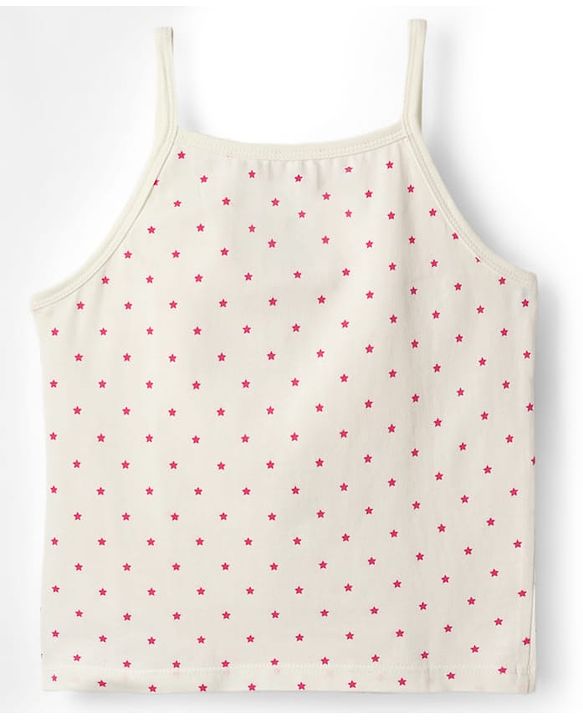 Pine Kids Cotton Elastane Knit Slips With Polka Dots & Heart Print Pack Of 3 - Pink Red & White