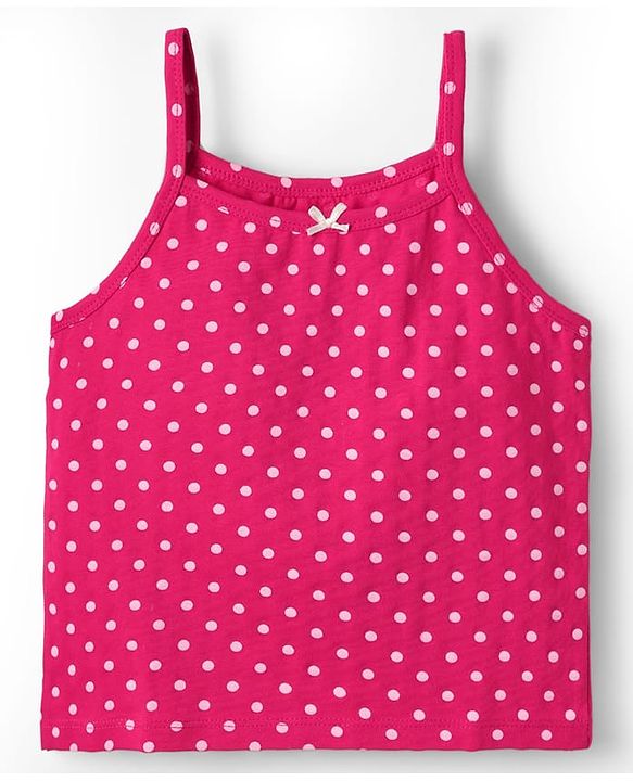 Pine Kids Cotton Elastane Knit Slips With Polka Dots & Heart Print Pack Of 3 - Pink Red & White