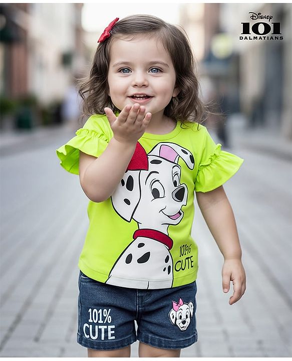 Babyhug Disney Single Jersey Knit Half Sleeves T-shirt & Short Set With ...