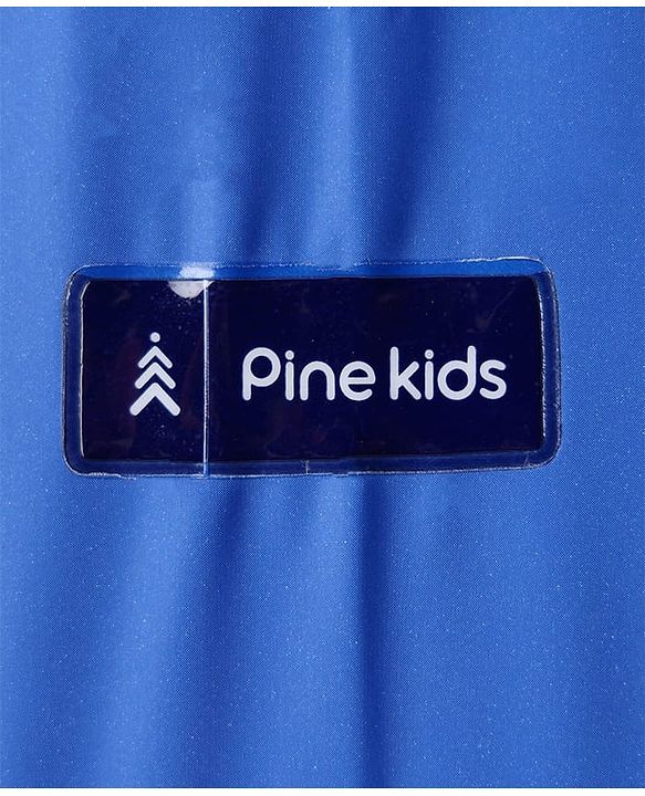 Pine Kids Marvel Full Sleeves Hooded Spider-Man Raincoat - Blue & Red