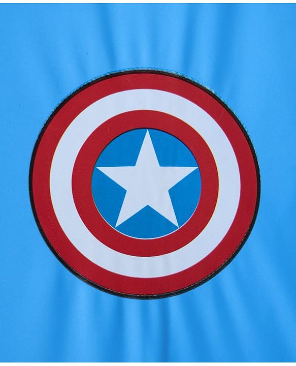 Pine Kids Marvel Full Sleeves Hooded Avengers Raincoat - Blue