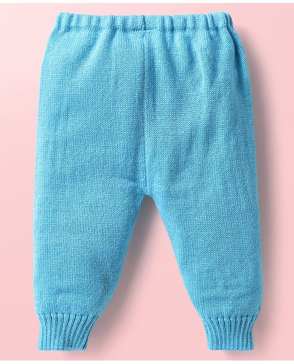 Babyhug Knitted Full Sleeves Striped Baby Sweater Set with Cap & Booties - White & Red
