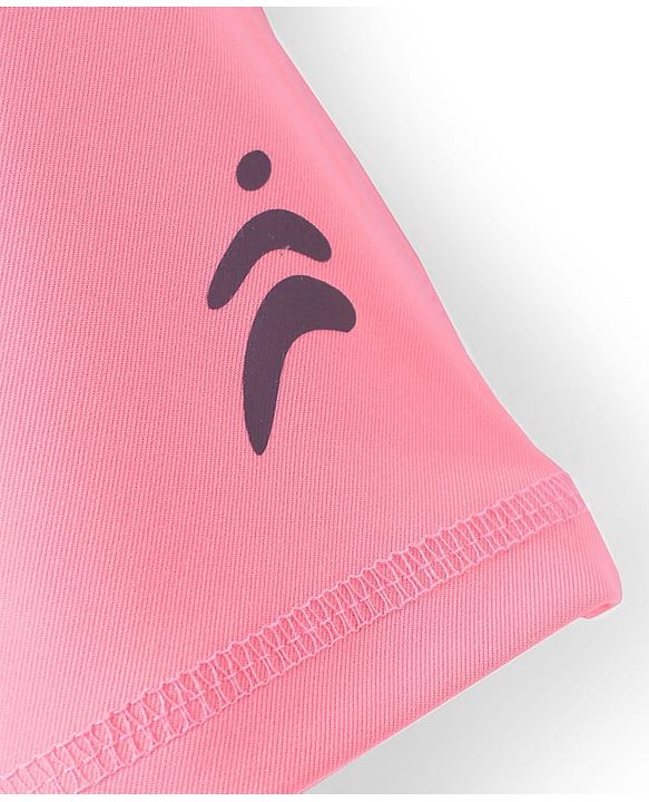 Pine Active Knit Super Stretch Skorts  with Brand Logo Print - Pink