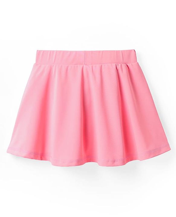 Pine Active Knit Super Stretch Skorts  with Brand Logo Print - Pink