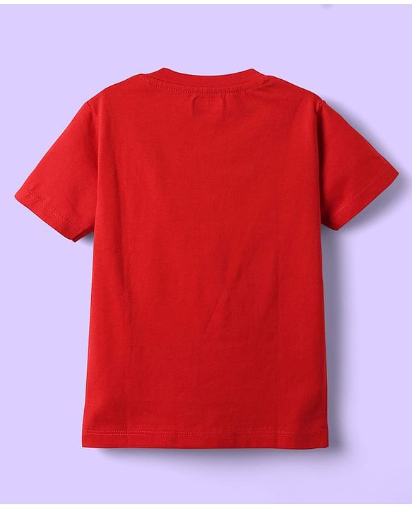 Babyhug 100% Cotton Knit Half Sleeves Striped T-Shirts with Animal Print Pack of 5 - Multicolor