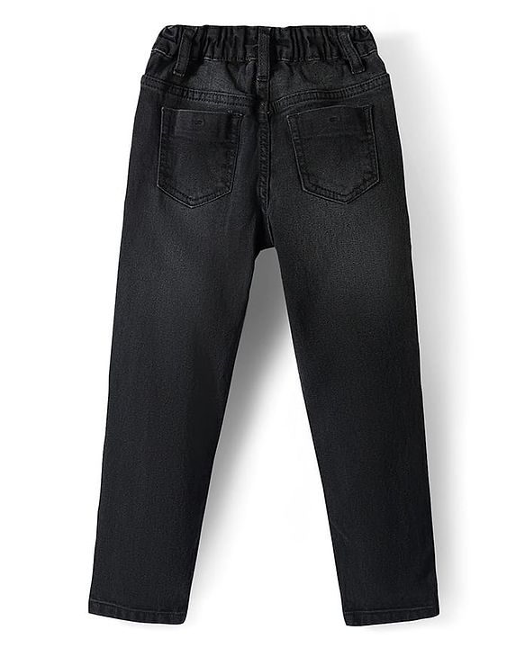 Pine Kids Denim Woven Full Length Washed Denim - Black