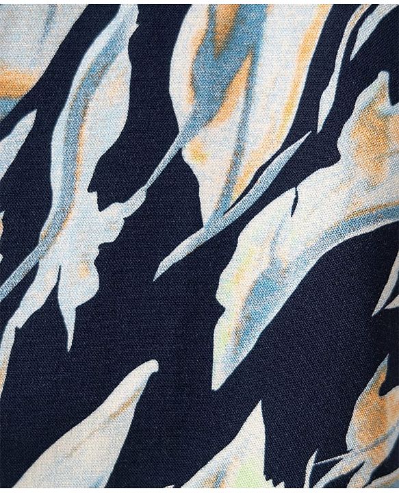 Pine Kids Viscose Woven Half Sleeves Abstract Printed Shirt - Multicolour
