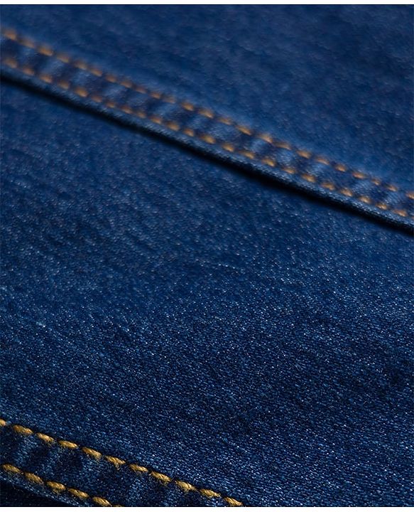 Pine Kids Denim Woven Full Length Washed Jeans - Navy Blue