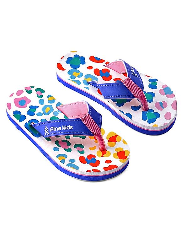 Pine Kids Slip On Printed Flip Flops - Multicolor