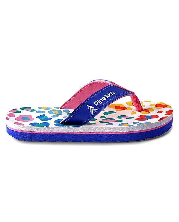 Pine Kids Slip On Printed Flip Flops - Multicolor