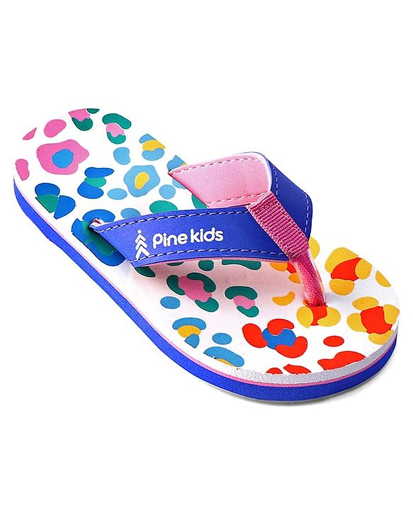 Pine Kids Slip On Printed Flip Flops - Multicolor