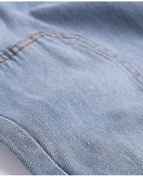 Pine Kids Denim Woven Full Length Washed Jeans - Light Blue