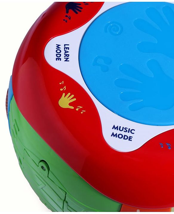 Babyhug Interactive Musical Drum Toy with Lights & Sounds  Fun & Educational| Sensory Play for Babies & Toddlers| Multi-mode Play| Visual & Auditory Skills| BIS Certified| Gifting for Boys & Girls
