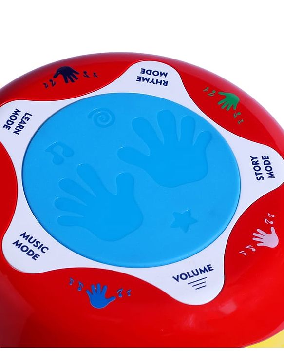 Babyhug Interactive Musical Drum Toy with Lights & Sounds  Fun & Educational| Sensory Play for Babies & Toddlers| Multi-mode Play| Visual & Auditory Skills| BIS Certified| Gifting for Boys & Girls