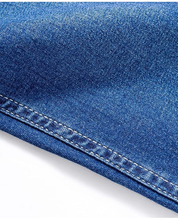 Pine Kids Denim Woven Full Length Washed Jeans - Navy Blue