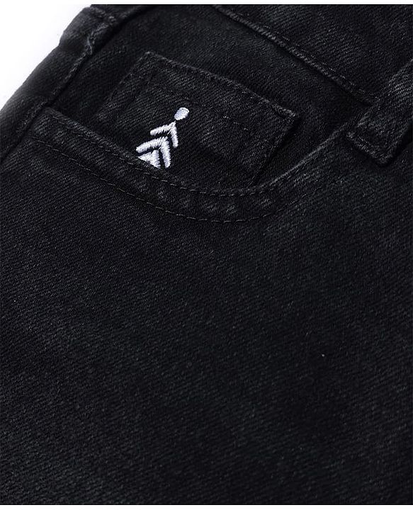 Pine Kids Denim Full Length Washed Jeans -Charcoal Grey
