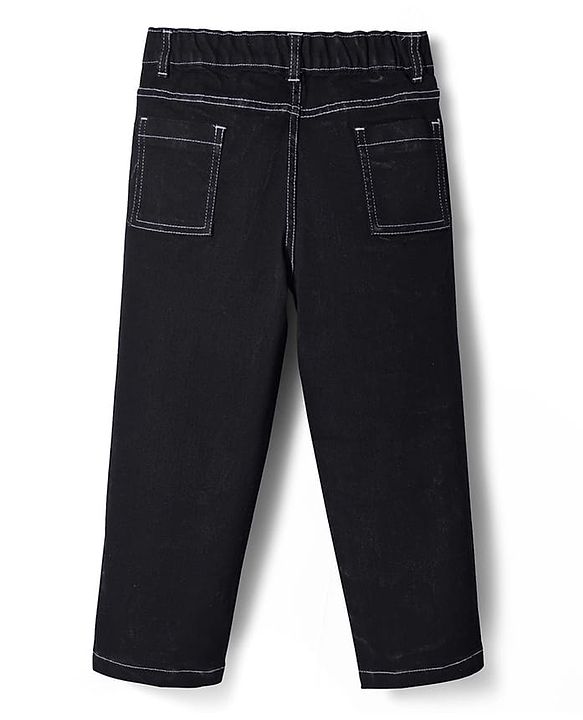 Pine Kids Denim Full Length Washed Jeans - Black