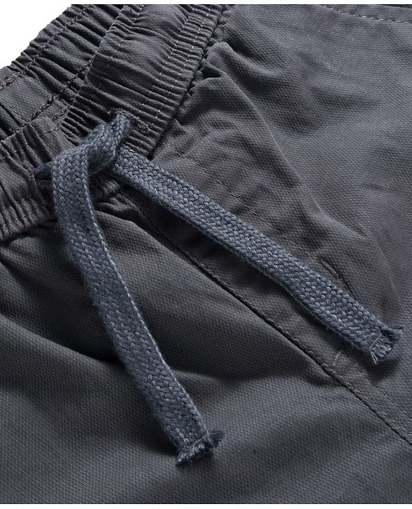 Pine Kids Woven Full Length Trouser With Cargo Pockets - Charcoal Grey