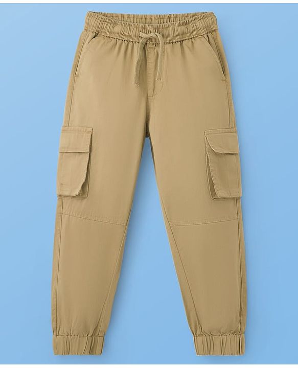 Pine Kids Woven Full Length Trouser With Cargo Pockets - Charcoal Grey