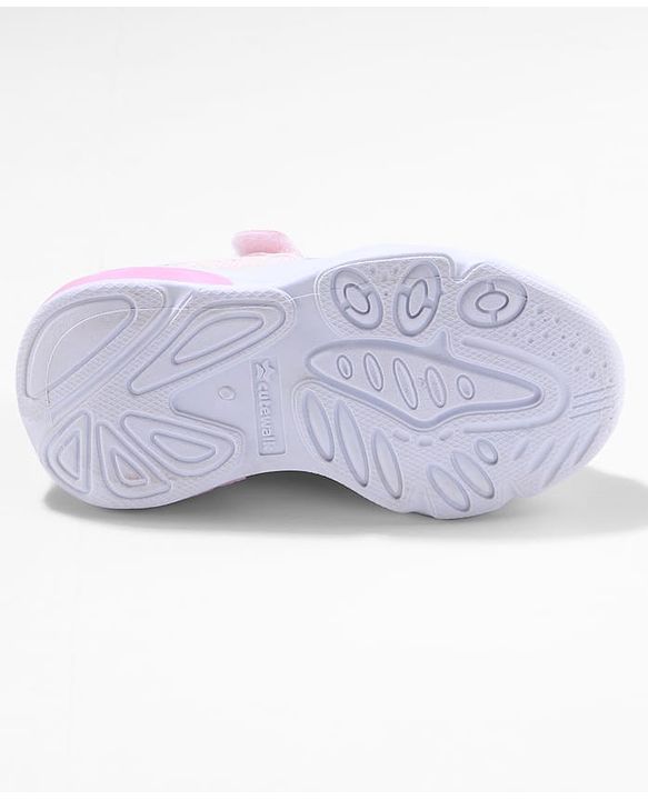 Cute Walk by Babyhug Sneaker Shoes with Velcro Closure - Pink