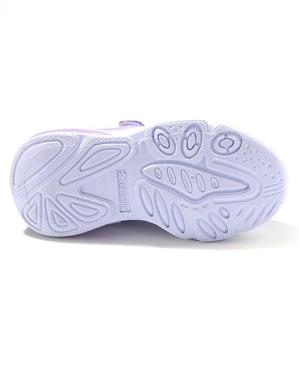 Cute Walk by Babyhug Sneaker Shoes with Velcro Closure - Purple